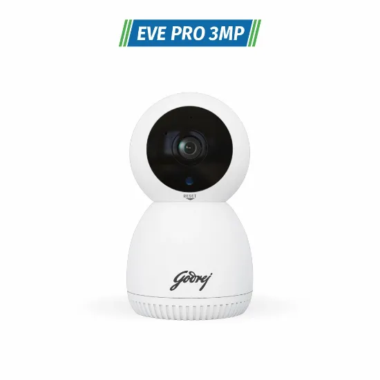 Picture of Godrej EVE Pro 3 Pan Tilt Smart Wifi Security Camera with 350 Degree